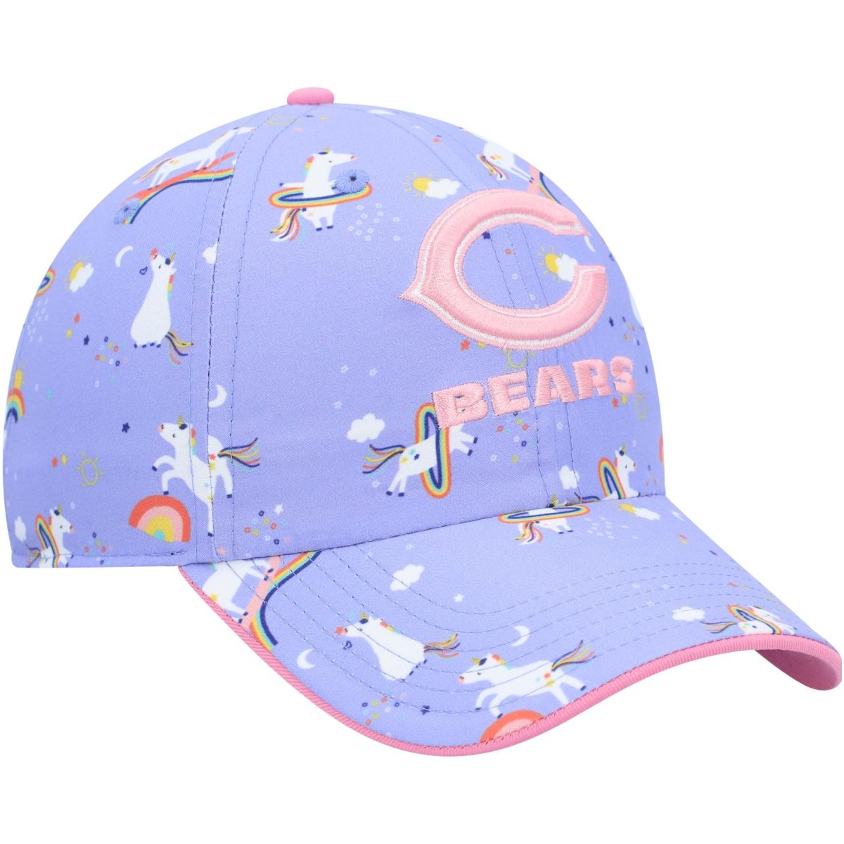 girls preschool 47 purple chicago bears unicorn clean up adjustable hat Collection | Bears Jerseys NFL Fan Gear