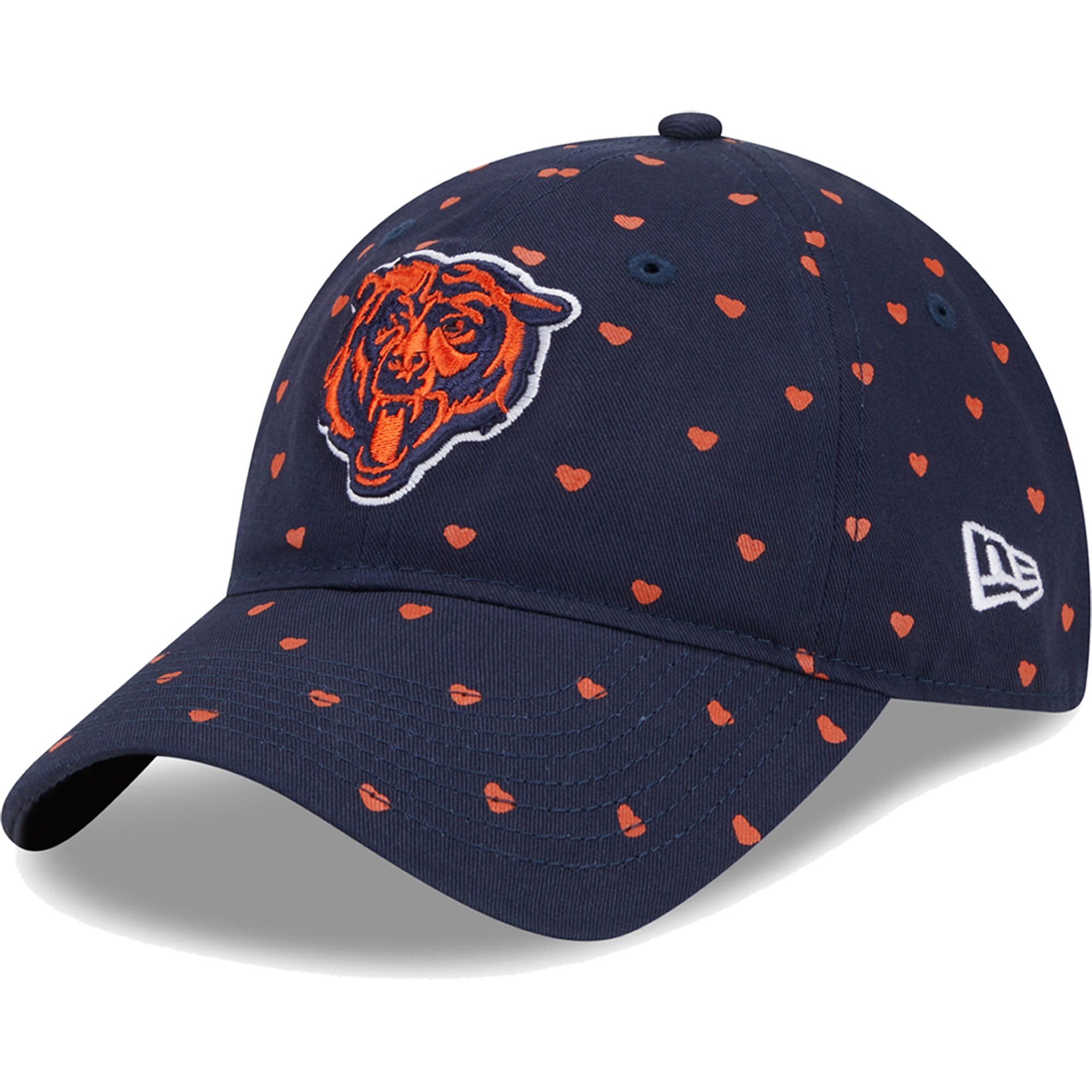 girls preschool new era navy chicago bears hearts 9twenty adjustable hat Collection | Bears Jerseys NFL Fan Gear
