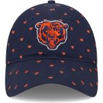 girls preschool new era navy chicago bears hearts 9twenty adjustable hat Collection | Bears Jerseys NFL Fan Gear