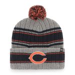 mens 47 graphite chicago bears rexford cuffed knit hat with pom Collection | Bears Jerseys NFL Fan Gear
