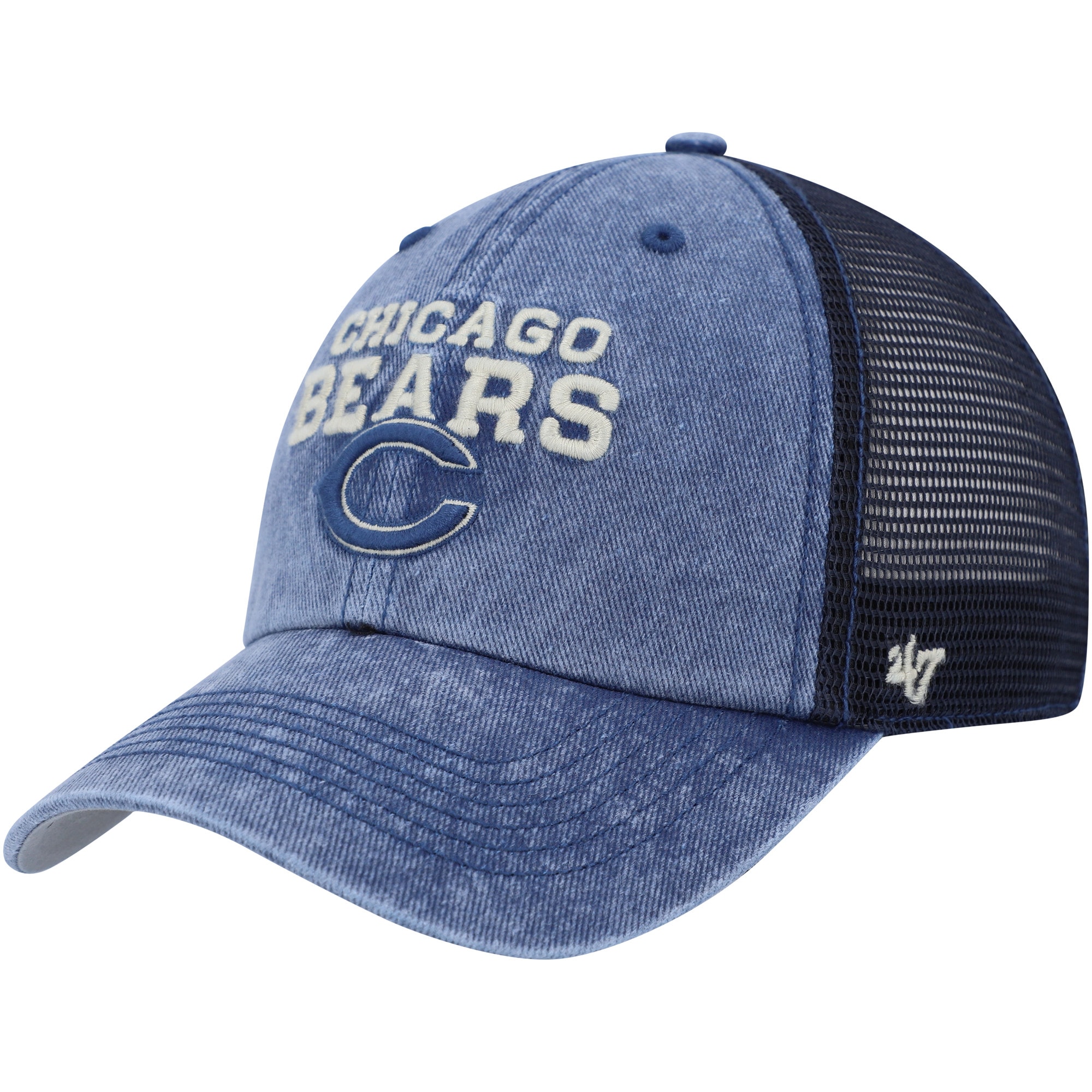 mens 47 navy chicago bears drumlin trucker clean up snapback hat Collection | Bears Jerseys NFL Fan Gear