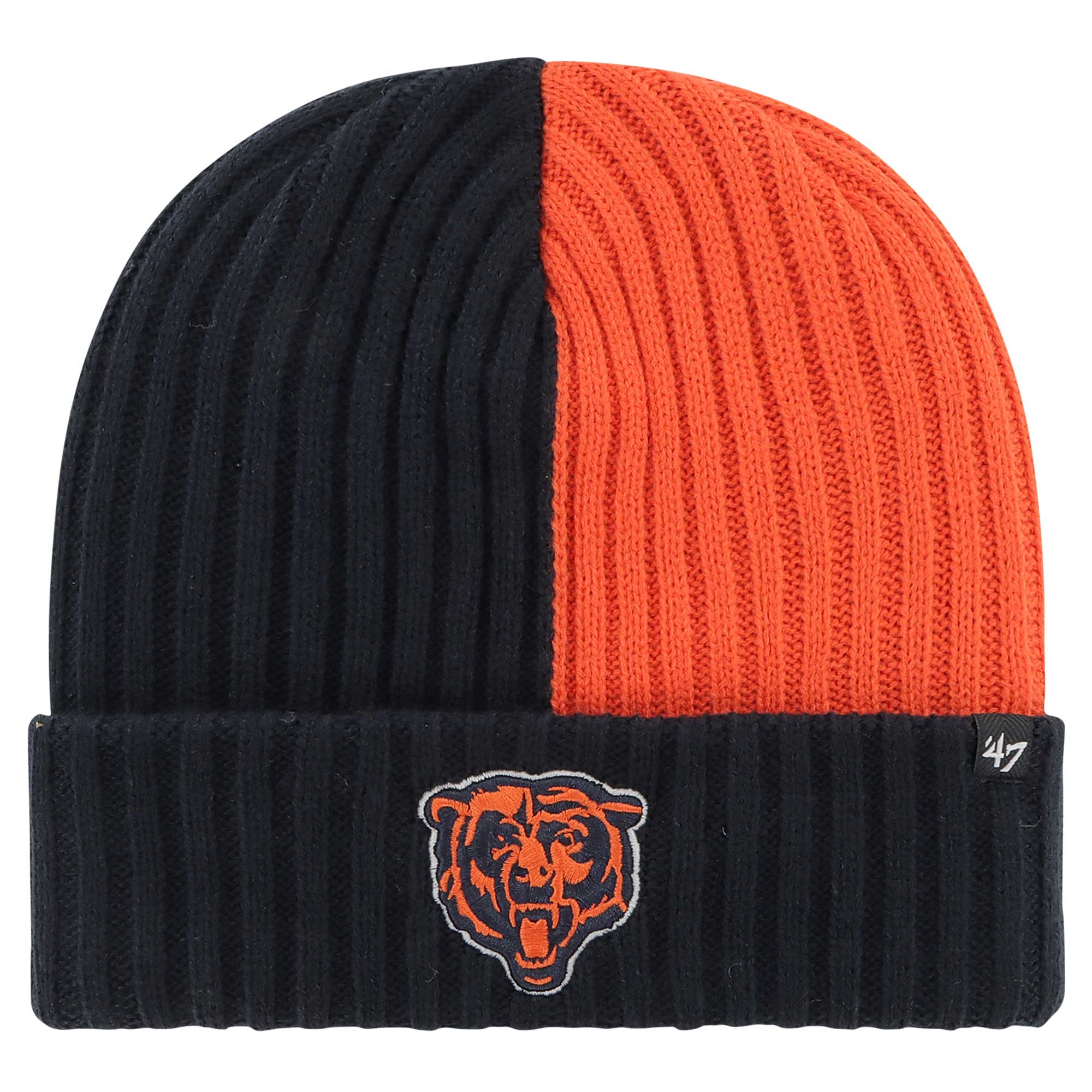 mens 47 navy chicago bears fracture cuffed knit hat Collection | Bears Jerseys NFL Fan Gear
