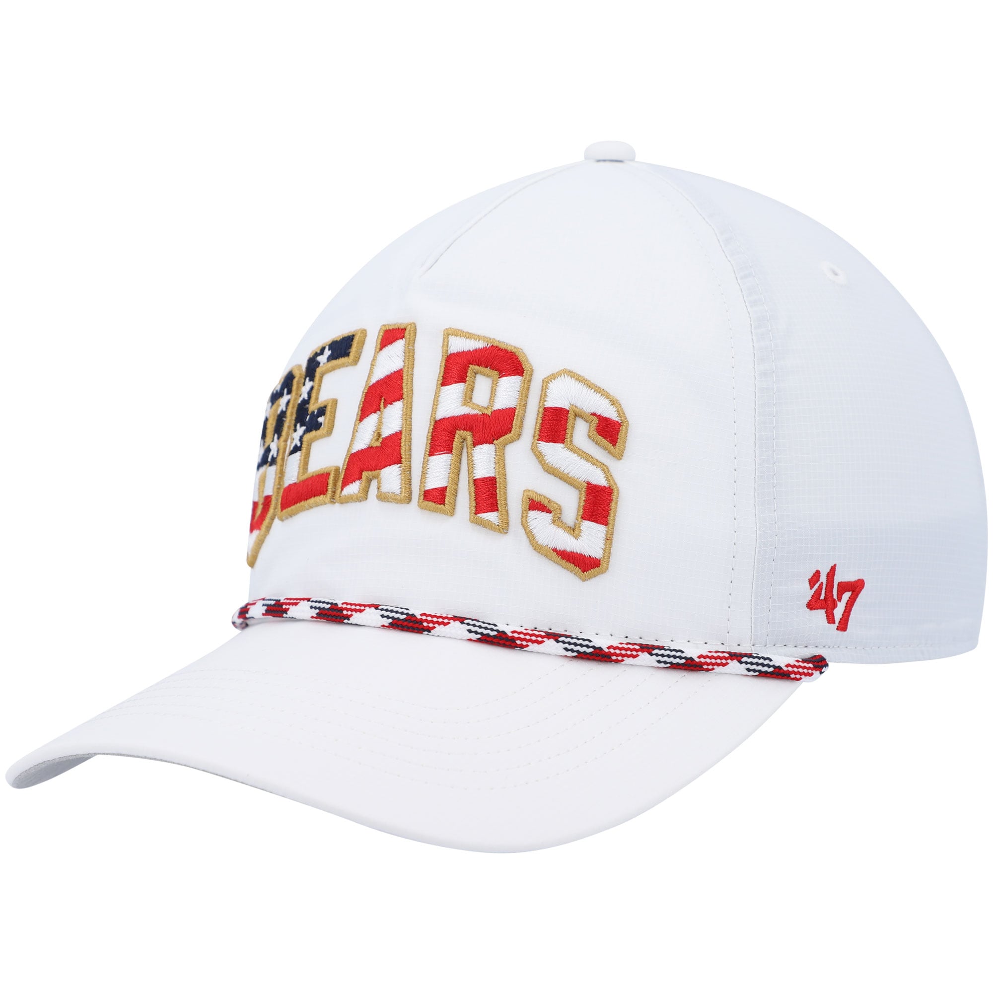 mens 47 white chicago bears hitch stars and stripes trucker adjustable hat Collection | Bears Jerseys NFL Fan Gear