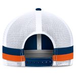 mens fanatics navywhite chicago bears fundamentals side stripe trucker adjustable hat Collection | Bears Jerseys NFL Fan Gear