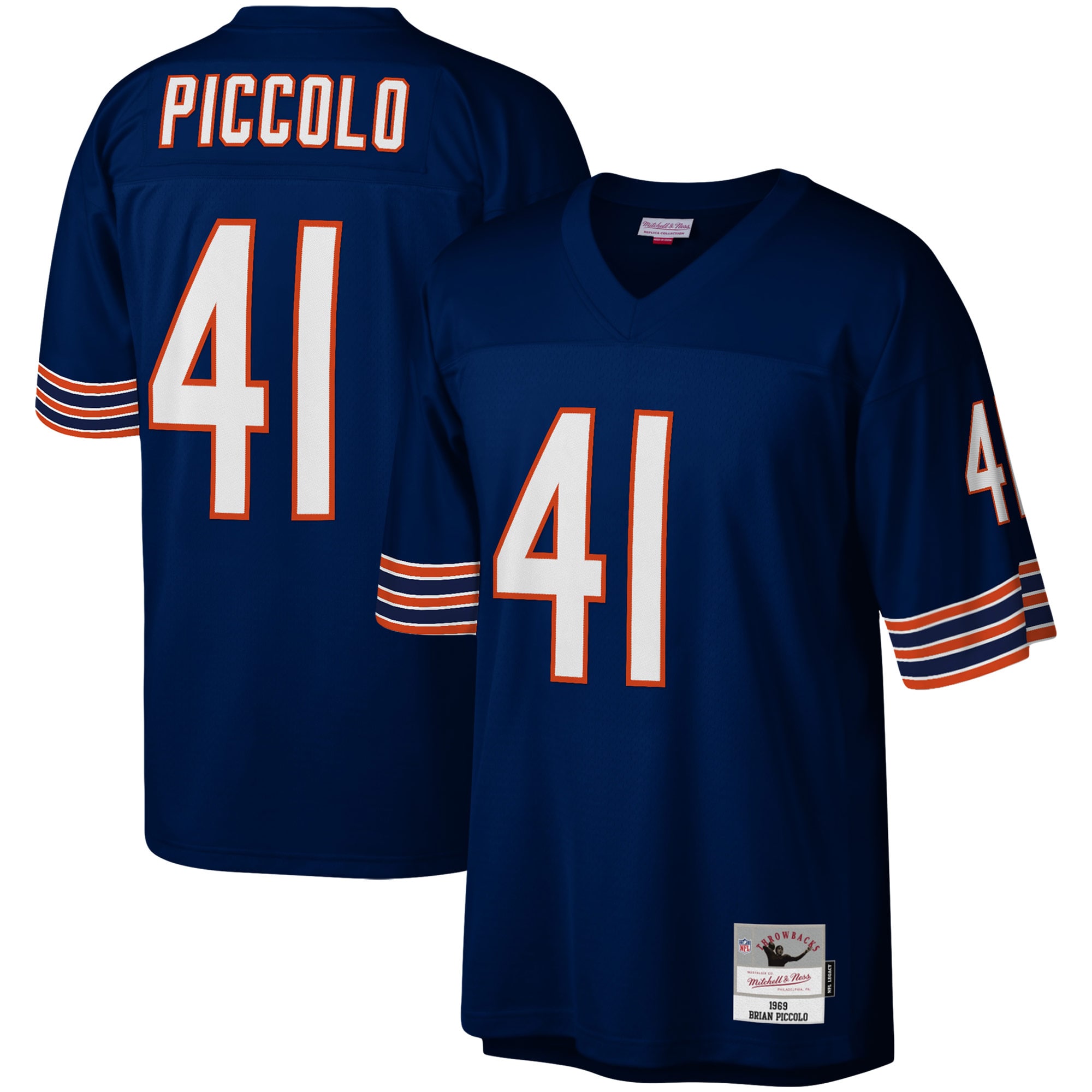 mens mitchell amp ness brian piccolo navy chicago bears legacy replica jersey Collection | Bears Jerseys NFL Fan Gear