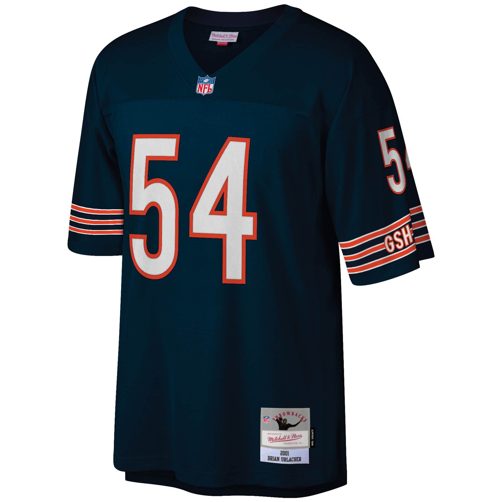 mens mitchell amp ness brian urlacher navy chicago bears legacy replica jersey Collection | Bears Jerseys NFL Fan Gear