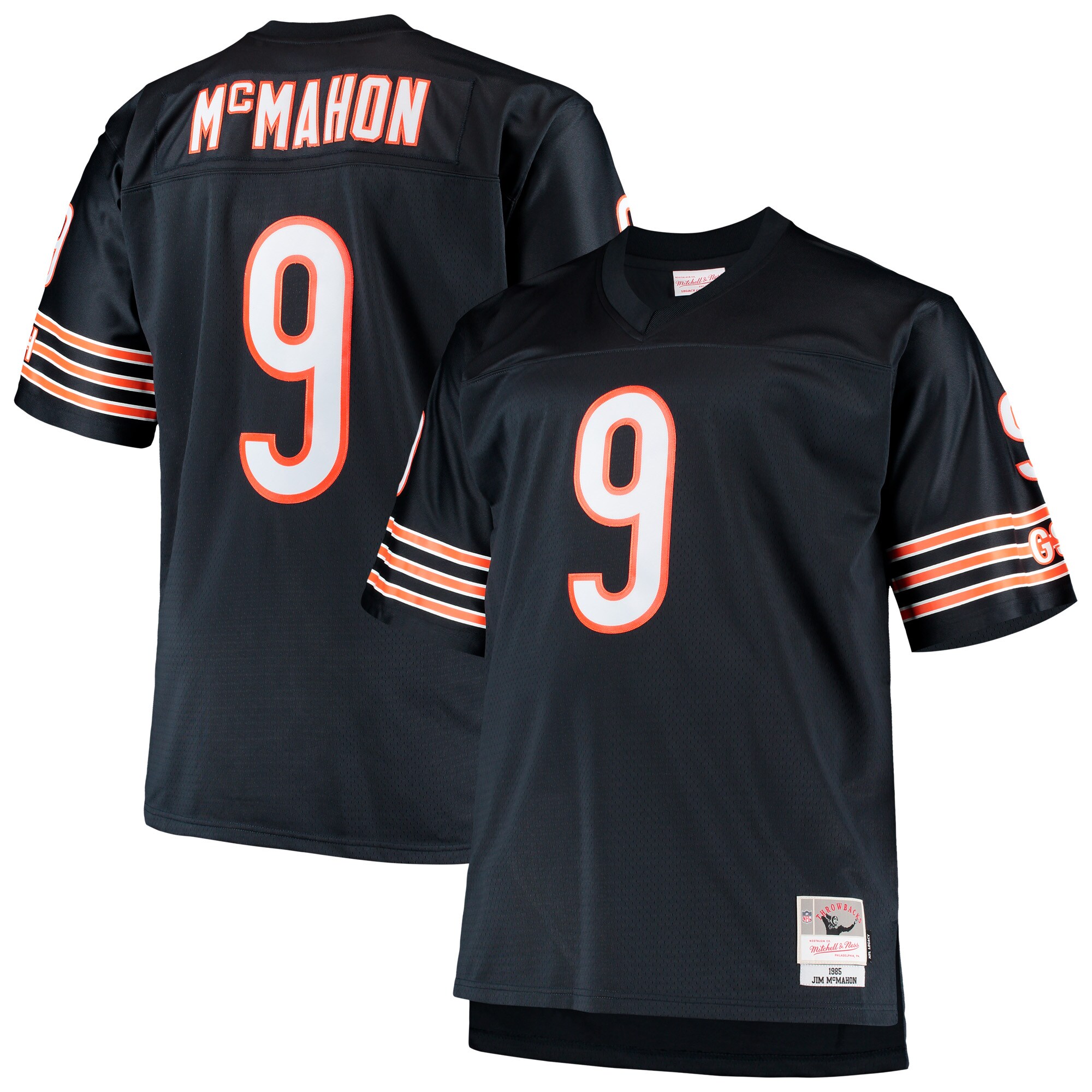 mens mitchell amp ness jim mcmahon navy chicago bears big amp tall 1985 retired player replica jersey Collection | Bears Jerseys NFL Fan Gear