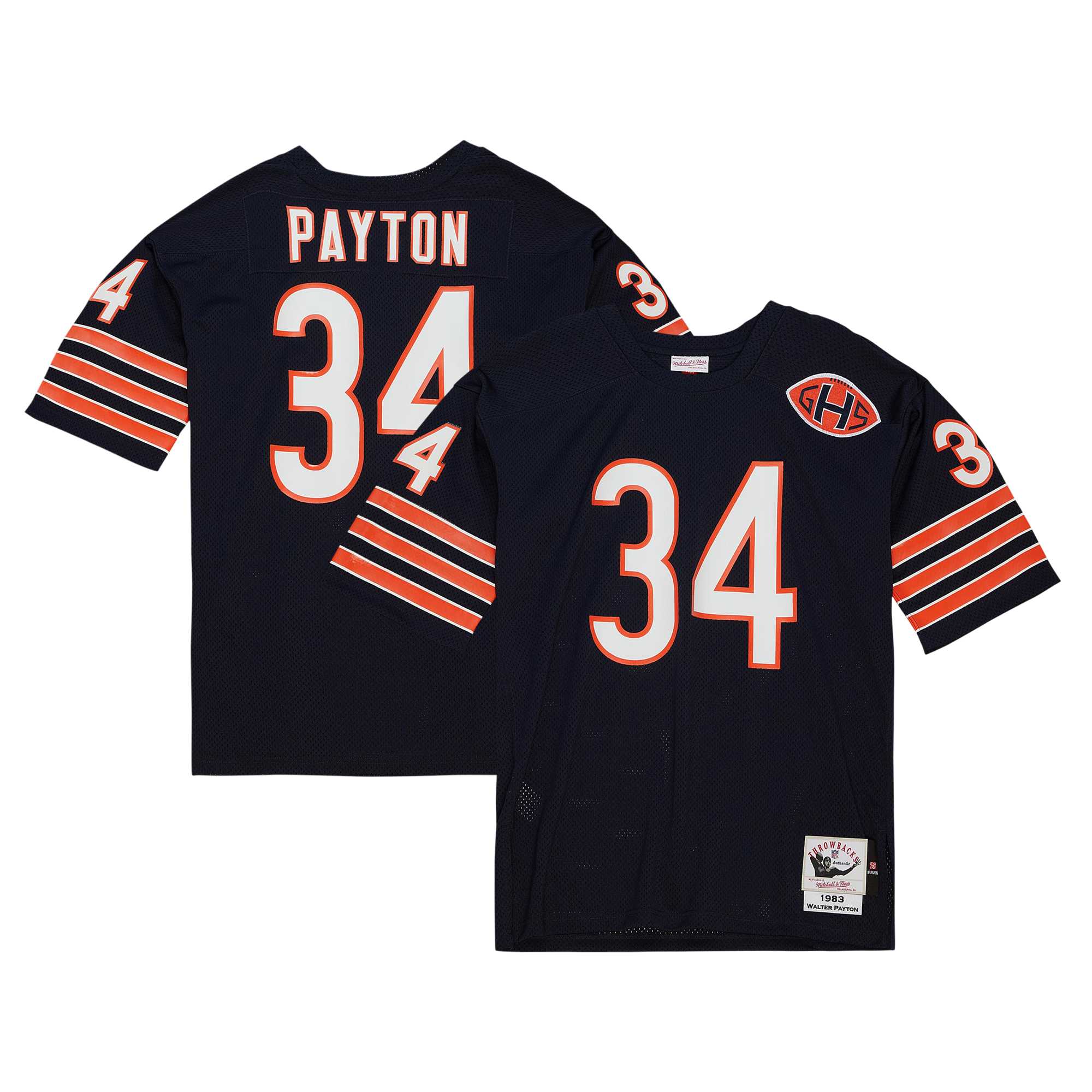 mens mitchell amp ness walter payton navy chicago bears 1983 authentic throwback retired player jersey Collection | Bears Jerseys NFL Fan Gear