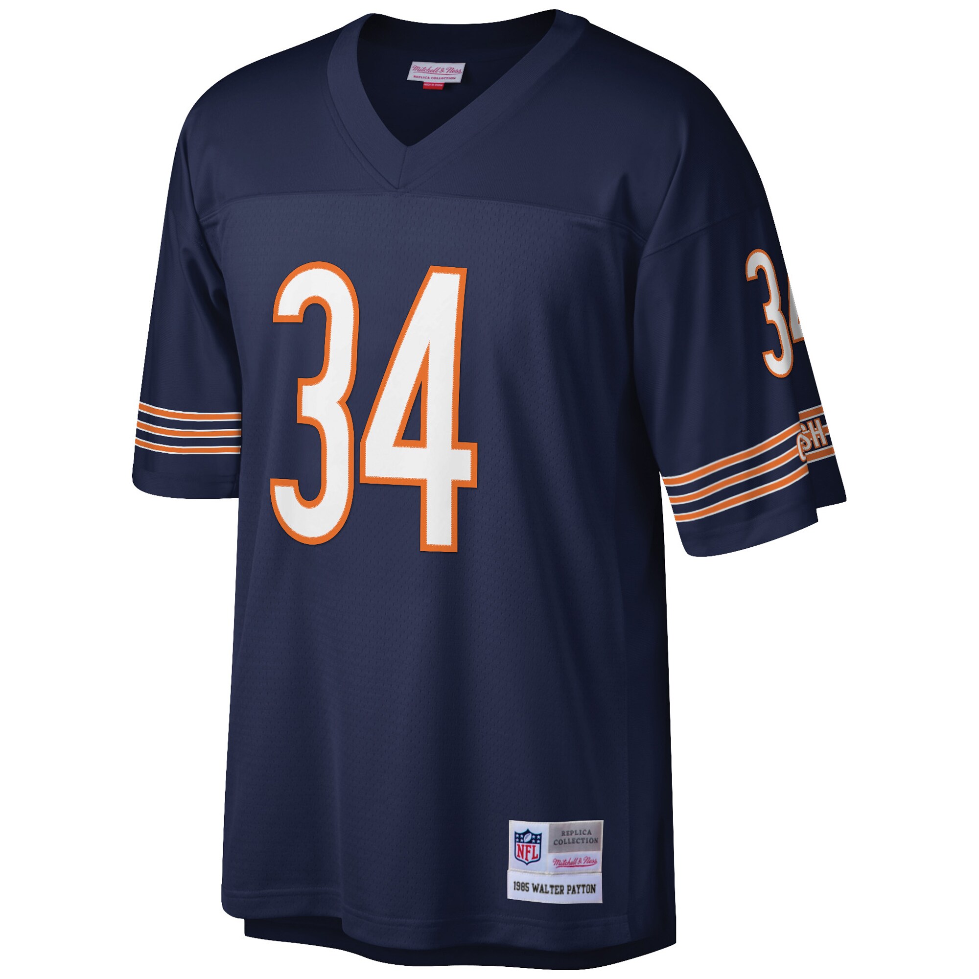 mens mitchell amp ness walter payton navy chicago bears big amp tall 1985 retired player replica jersey Collection | Bears Jerseys NFL Fan Gear