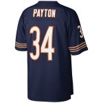 mens mitchell amp ness walter payton navy chicago bears big amp tall 1985 retired player replica jersey Collection | Bears Jerseys NFL Fan Gear