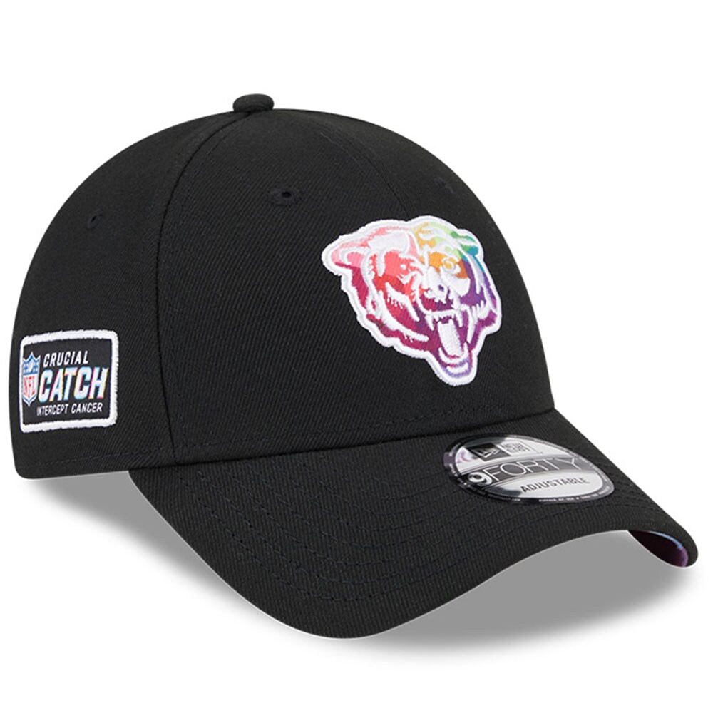 mens new era black chicago bears 2023 nfl crucial catch 9forty adjustable hat Collection | Bears Jerseys NFL Fan Gear