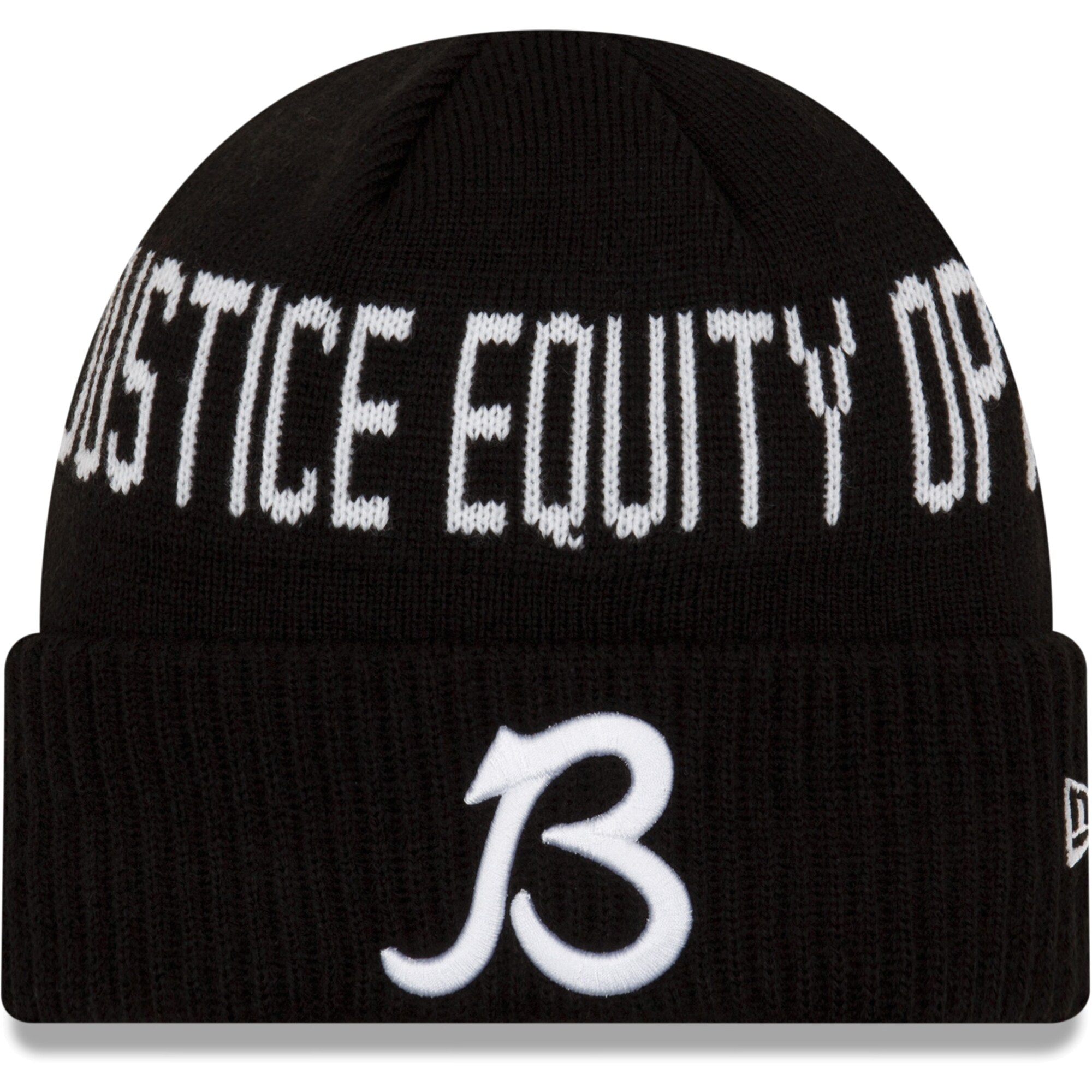 mens new era black chicago bears logo social justice cuffed knit hat Collection | Bears Jerseys NFL Fan Gear