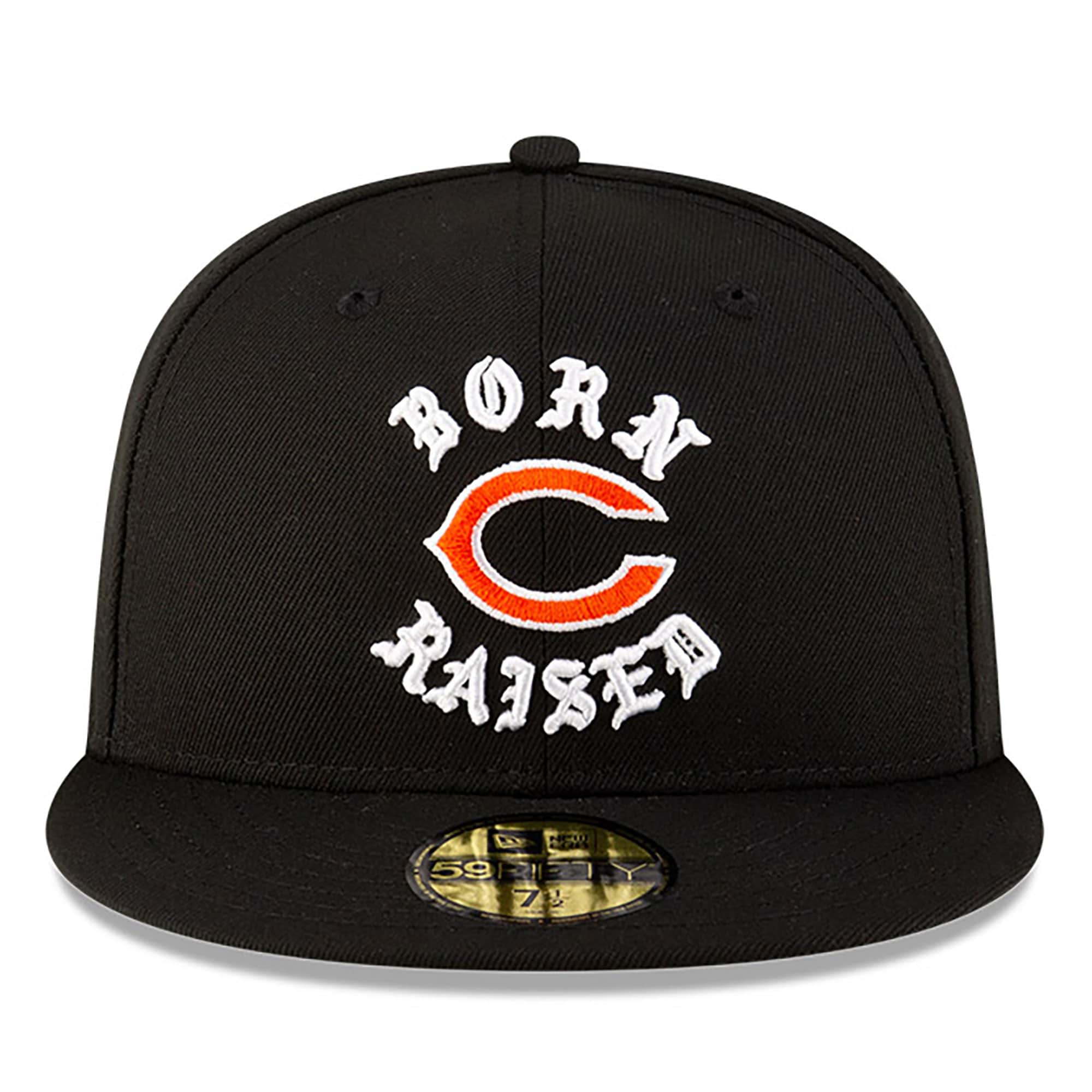 mens new era born x raised black chicago bears 59fifty fitted hat Collection | Bears Jerseys NFL Fan Gear