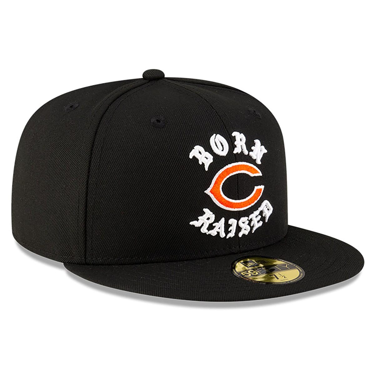 mens new era born x raised black chicago bears 59fifty fitted hat Collection | Bears Jerseys NFL Fan Gear