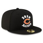 mens new era born x raised black chicago bears 59fifty fitted hat Collection | Bears Jerseys NFL Fan Gear