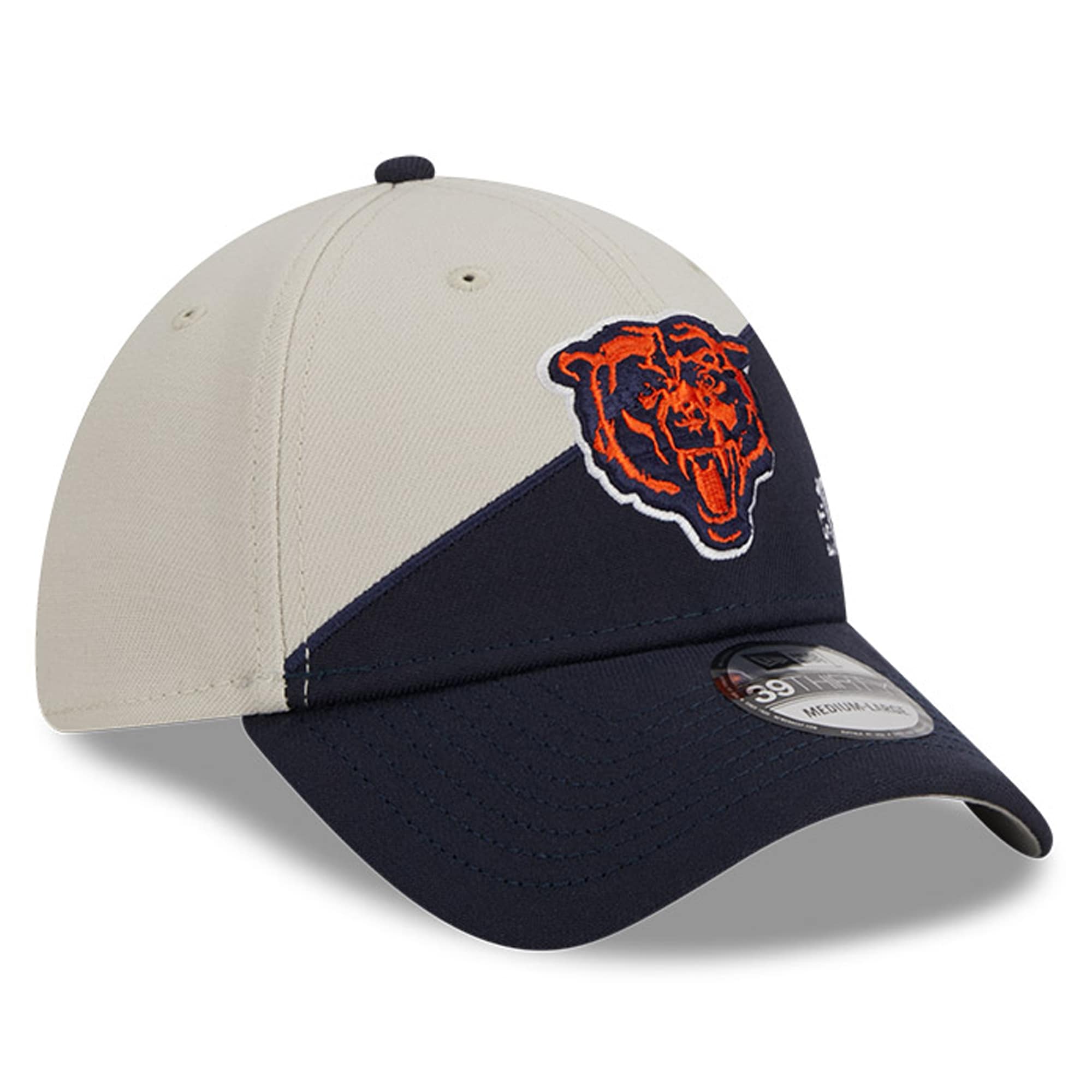 mens new era creamnavy chicago bears 2023 sideline historic 39thirty flex hat Collection | Bears Jerseys NFL Fan Gear