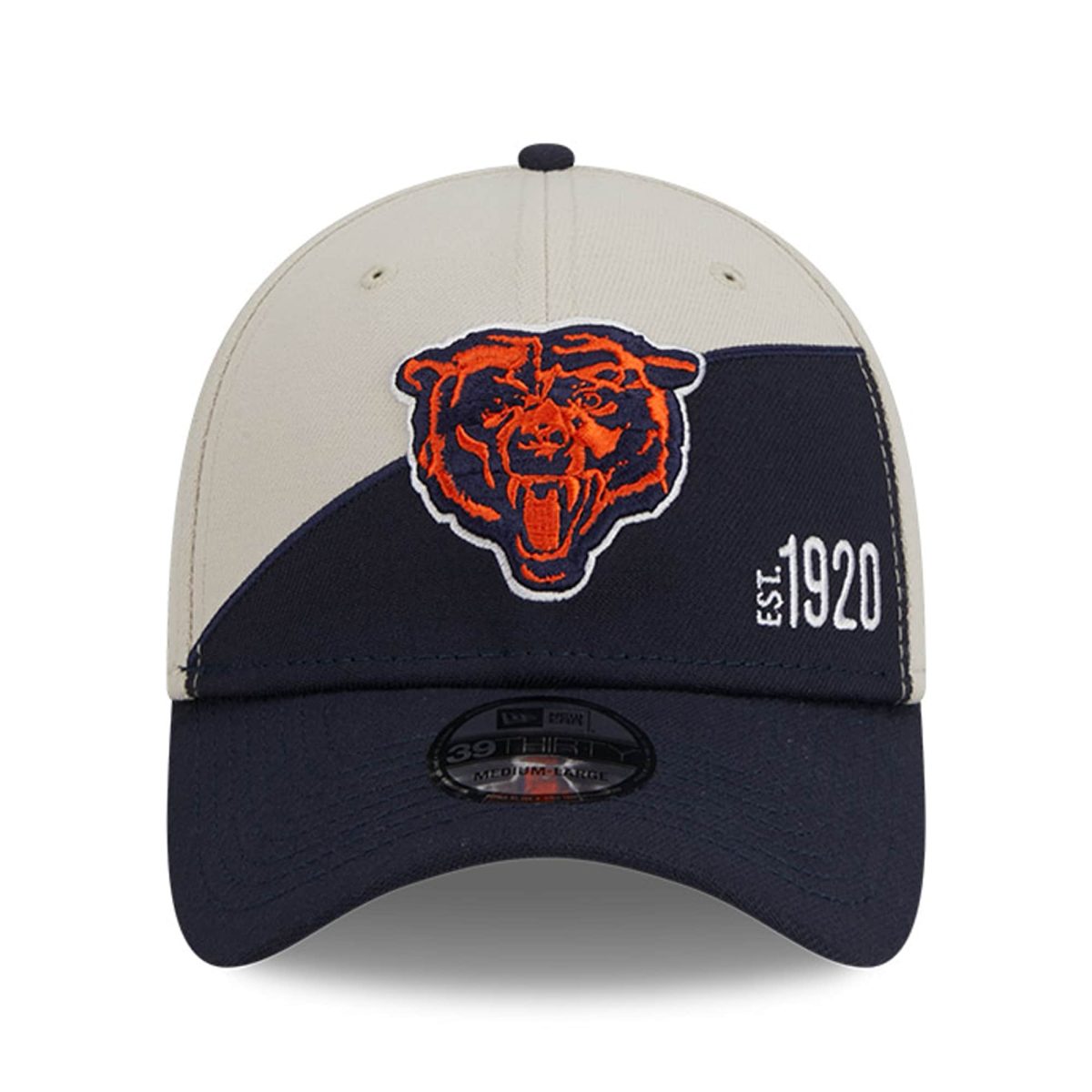mens new era creamnavy chicago bears 2023 sideline historic 39thirty flex hat Collection | Bears Jerseys NFL Fan Gear