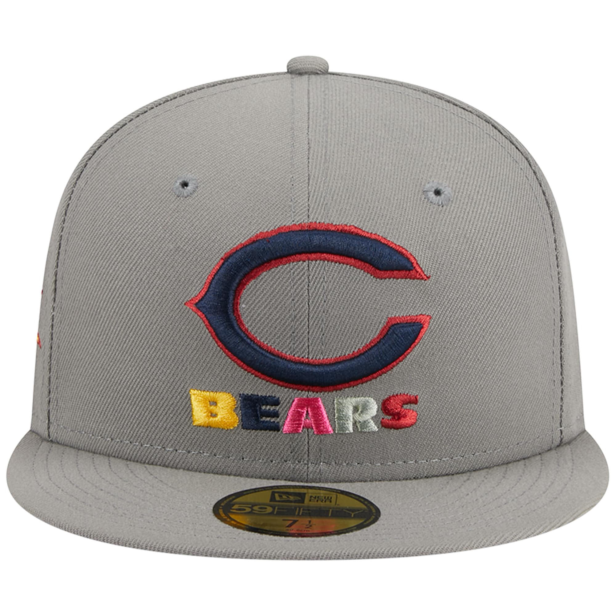 mens new era gray chicago bears color pack 59fifty fitted hat Collection | Bears Jerseys NFL Fan Gear