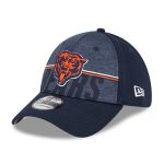 mens new era navy chicago bears 2023 nfl training camp alternate logo 39thirty flex fit hat Collection | Bears Jerseys NFL Fan Gear