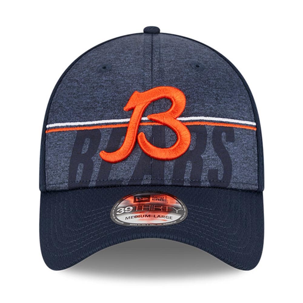 mens new era navy chicago bears 2023 nfl training camp secondary logo 39thirty flex fit hat Collection | Bears Jerseys NFL Fan Gear