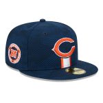 mens new era navy chicago bears 2024 sideline 59fifty fitted hat Collection | Bears Jerseys NFL Fan Gear