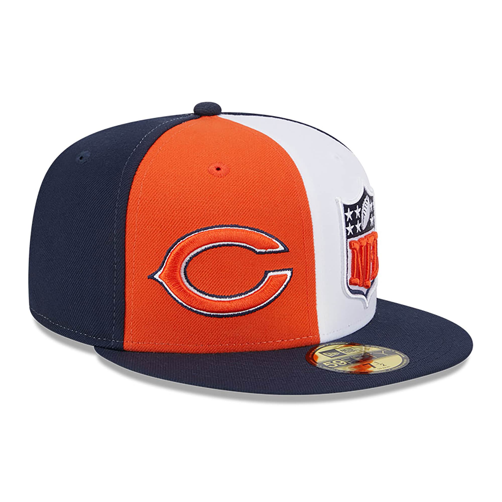 mens new era orangenavy chicago bears 2023 sideline 59fifty fitted hat Collection | Bears Jerseys NFL Fan Gear