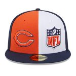mens new era orangenavy chicago bears 2023 sideline 59fifty fitted hat Collection | Bears Jerseys NFL Fan Gear