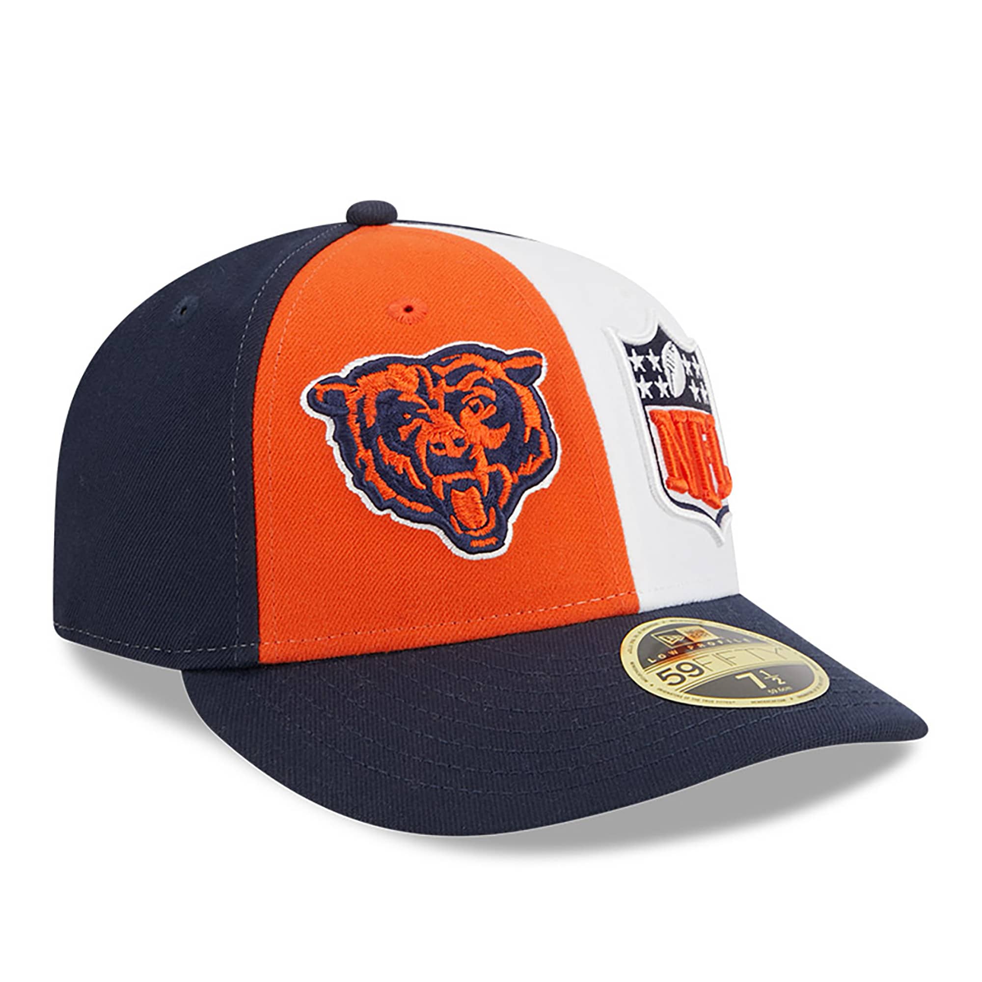 mens new era orangenavy chicago bears 2023 sideline low profile 59fifty fitted hat Collection | Bears Jerseys NFL Fan Gear