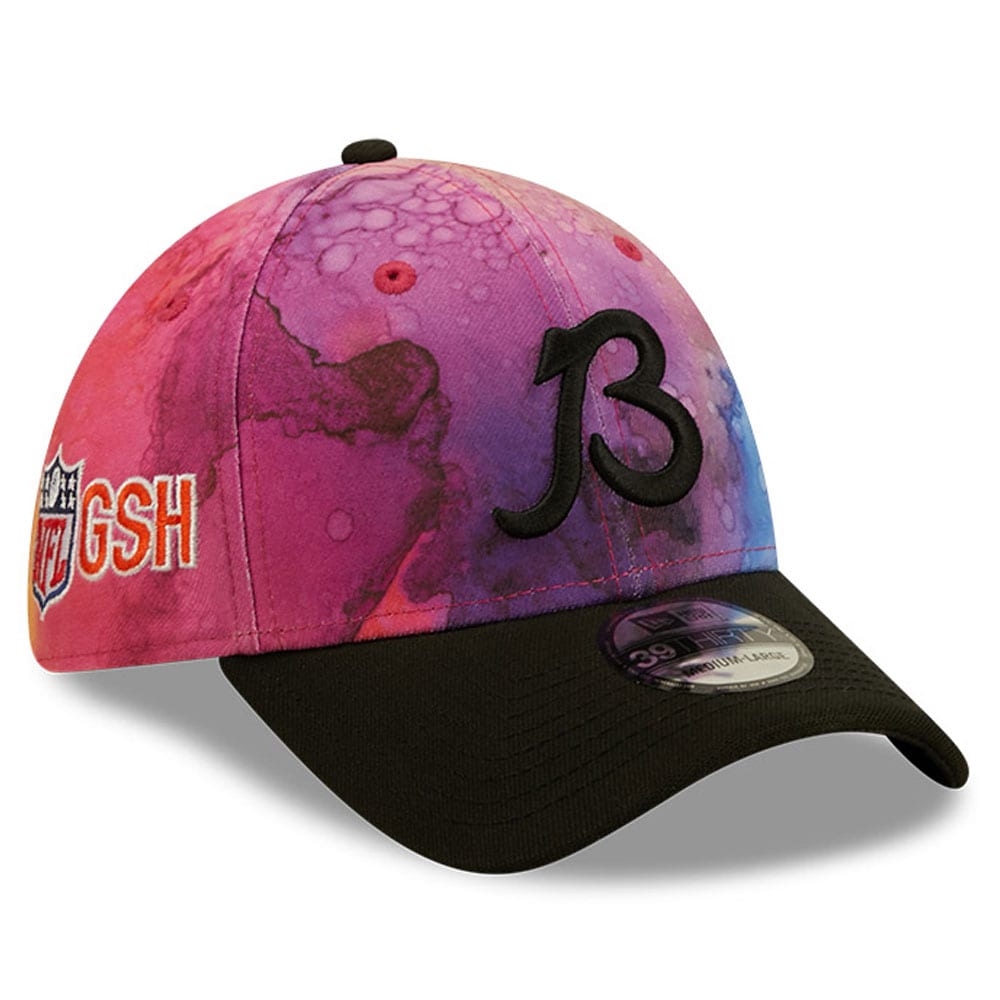 mens new era pinkblack chicago bears 2022 nfl crucial catch 39thirty flex hat Collection | Bears Jerseys NFL Fan Gear