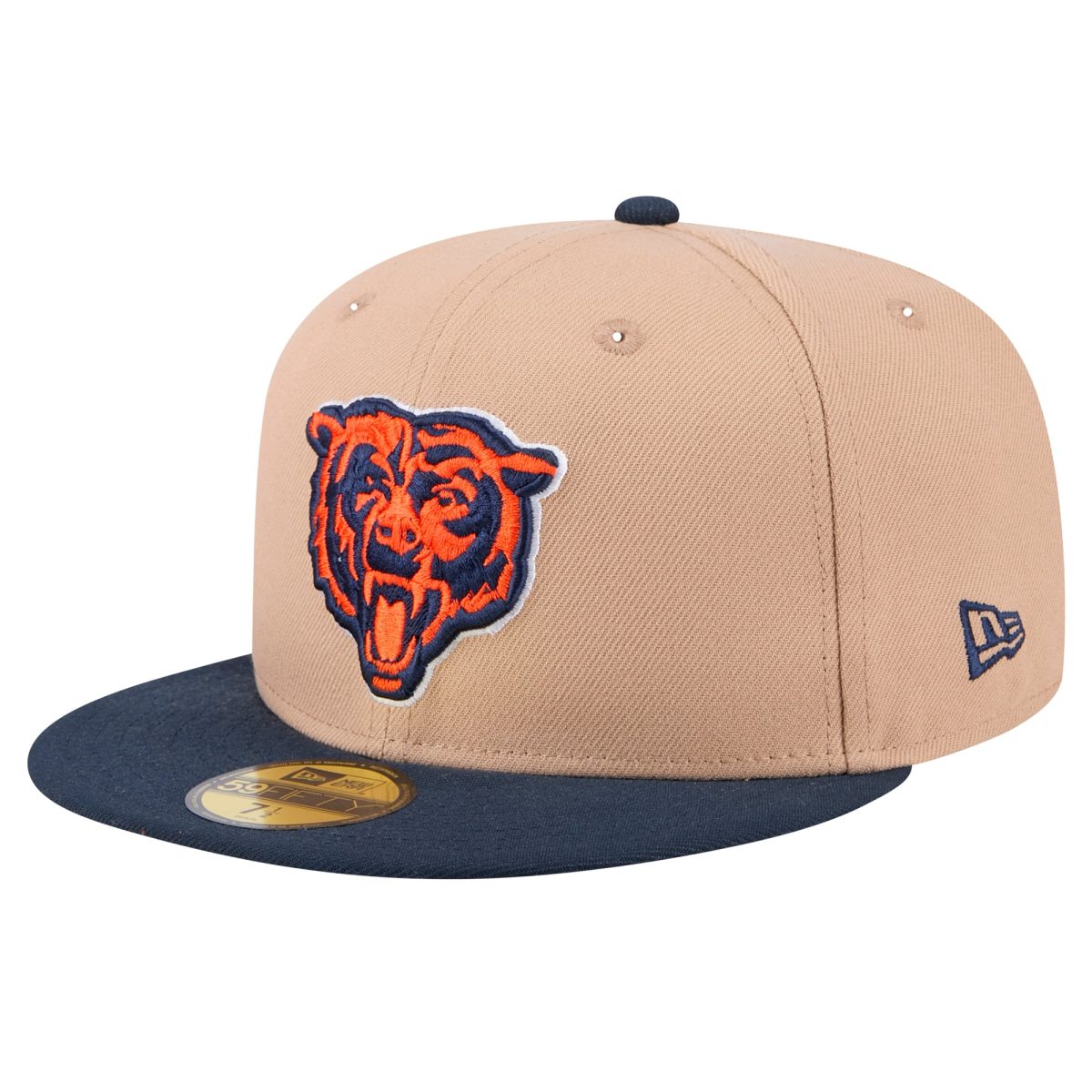 mens new era tan chicago bears head logo main 59fifty fitted hat Collection | Bears Jerseys NFL Fan Gear