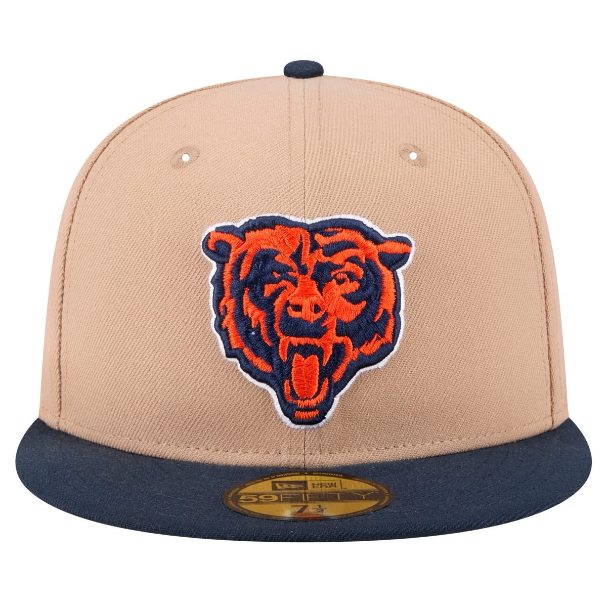 mens new era tan chicago bears head logo main 59fifty fitted hat Collection | Bears Jerseys NFL Fan Gear