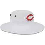mens new era white chicago bears 2023 nfl training camp primary logo panama bucket hat Collection | Bears Jerseys NFL Fan Gear