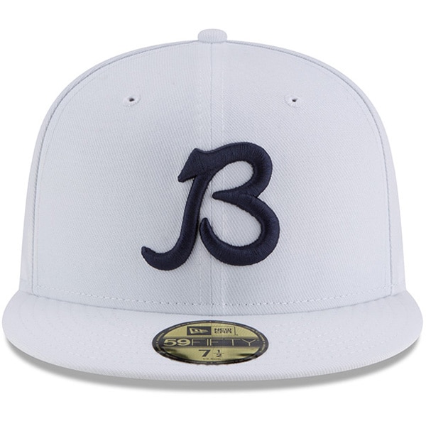 mens new era white chicago bears b logo omaha 59fifty fitted hat Collection | Bears Jerseys NFL Fan Gear