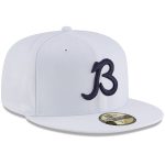 mens new era white chicago bears b logo omaha 59fifty fitted hat Collection | Bears Jerseys NFL Fan Gear