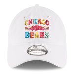 mens new era white chicago bears latino heritage floral wordmark 9twenty adjustable hat Collection | Bears Jerseys NFL Fan Gear
