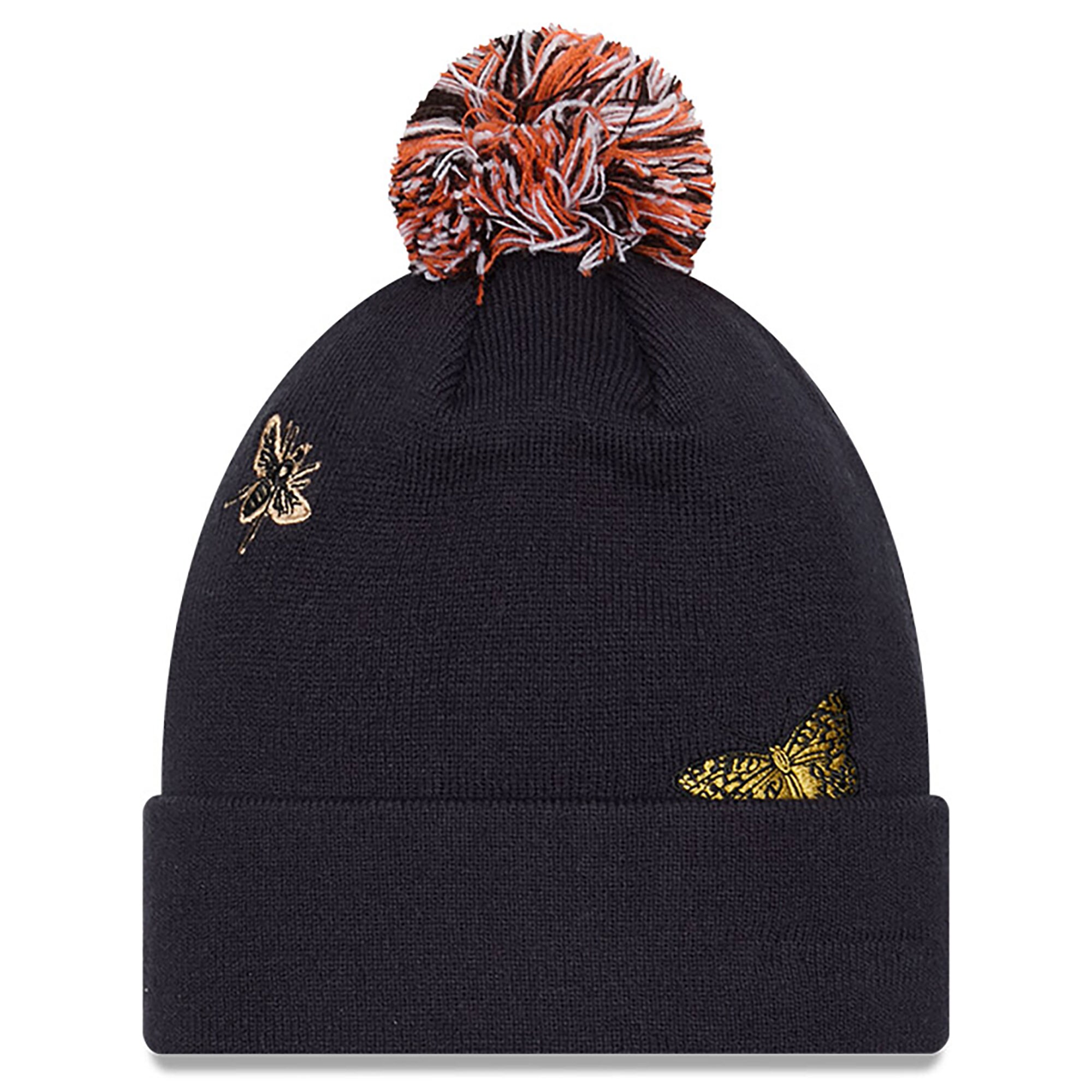 mens new era x felt navy chicago bears cuffed knit hat with pom Collection | Bears Jerseys NFL Fan Gear