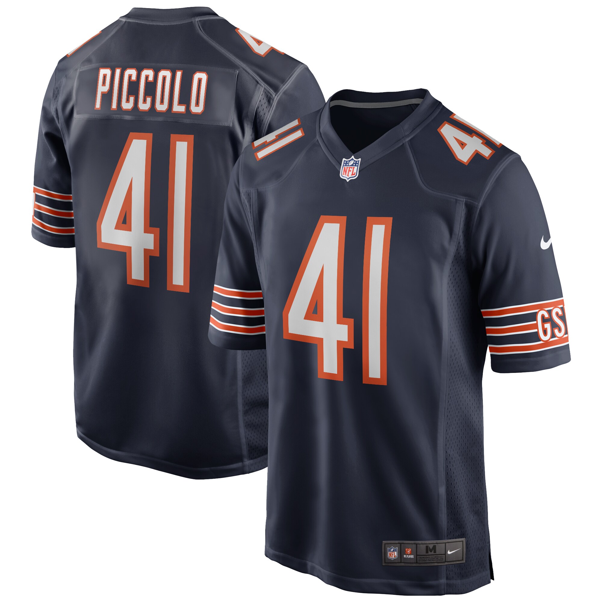 mens nike brian piccolo navy chicago bears game retired player jersey Collection | Bears Jerseys NFL Fan Gear