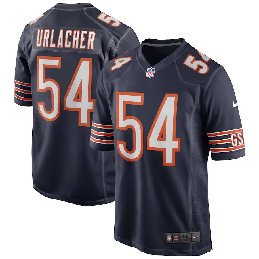 mens nike brian urlacher navy chicago bears game retired player jersey Collection | Bears Jerseys NFL Fan Gear
