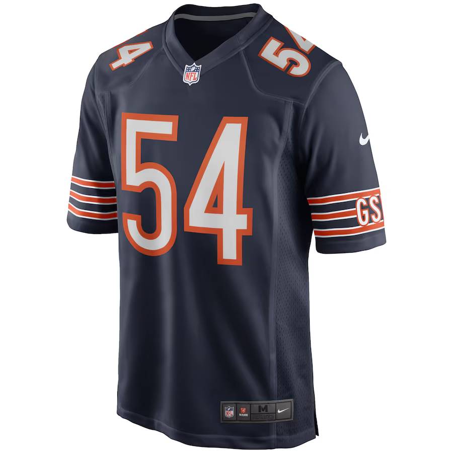 mens nike brian urlacher navy chicago bears game retired player jersey Collection | Bears Jerseys NFL Fan Gear