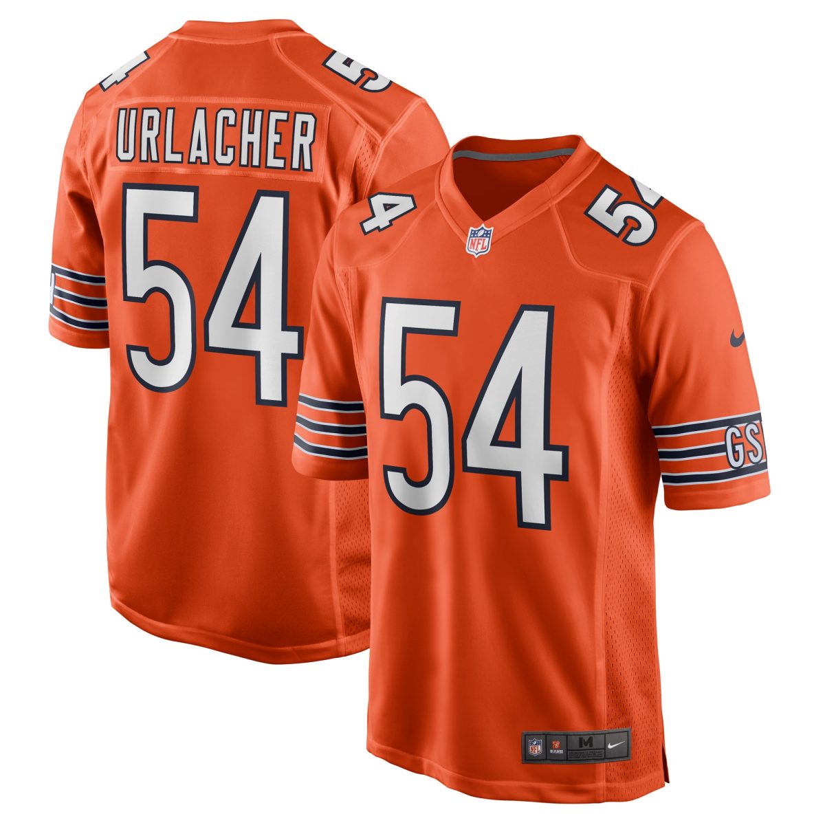 mens nike brian urlacher orange chicago bears retired player jersey Collection | Bears Jerseys NFL Fan Gear