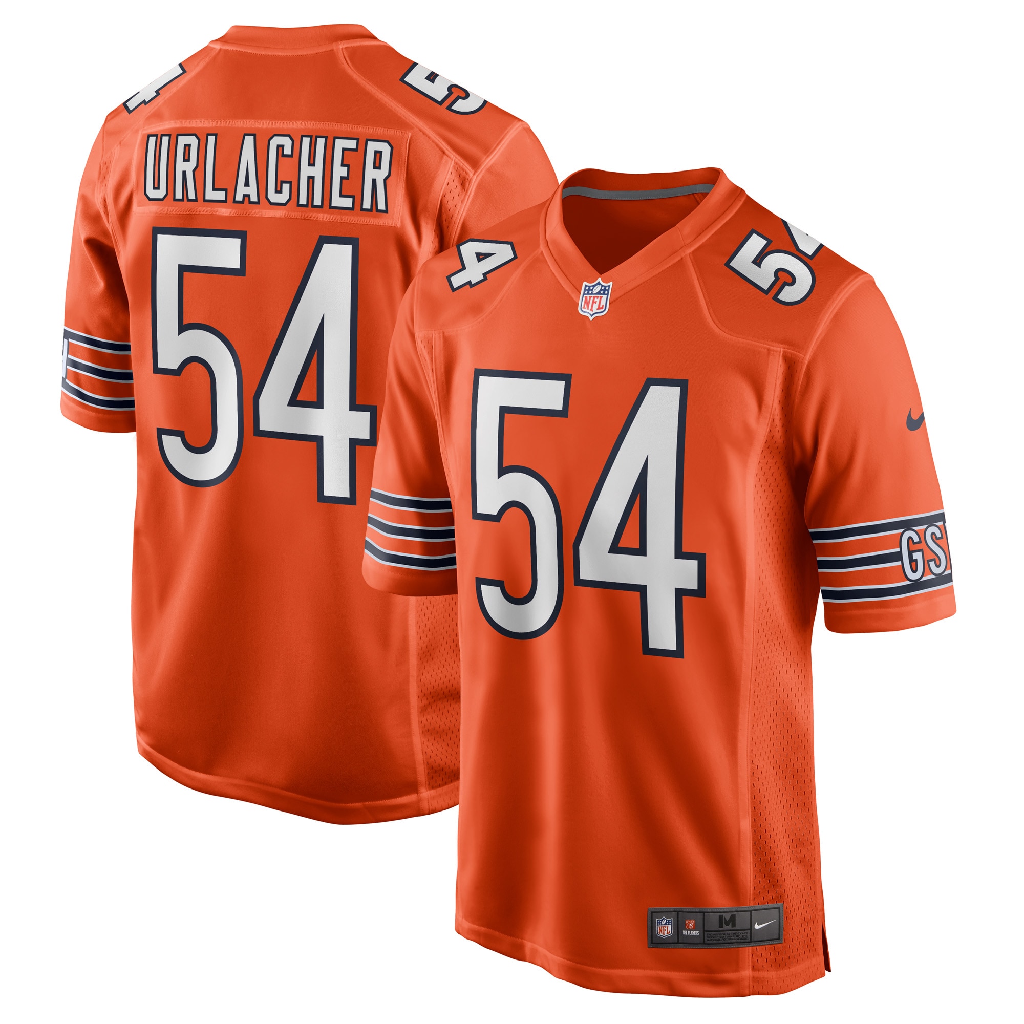 mens nike brian urlacher orange chicago bears retired player jersey Collection | Bears Jerseys NFL Fan Gear