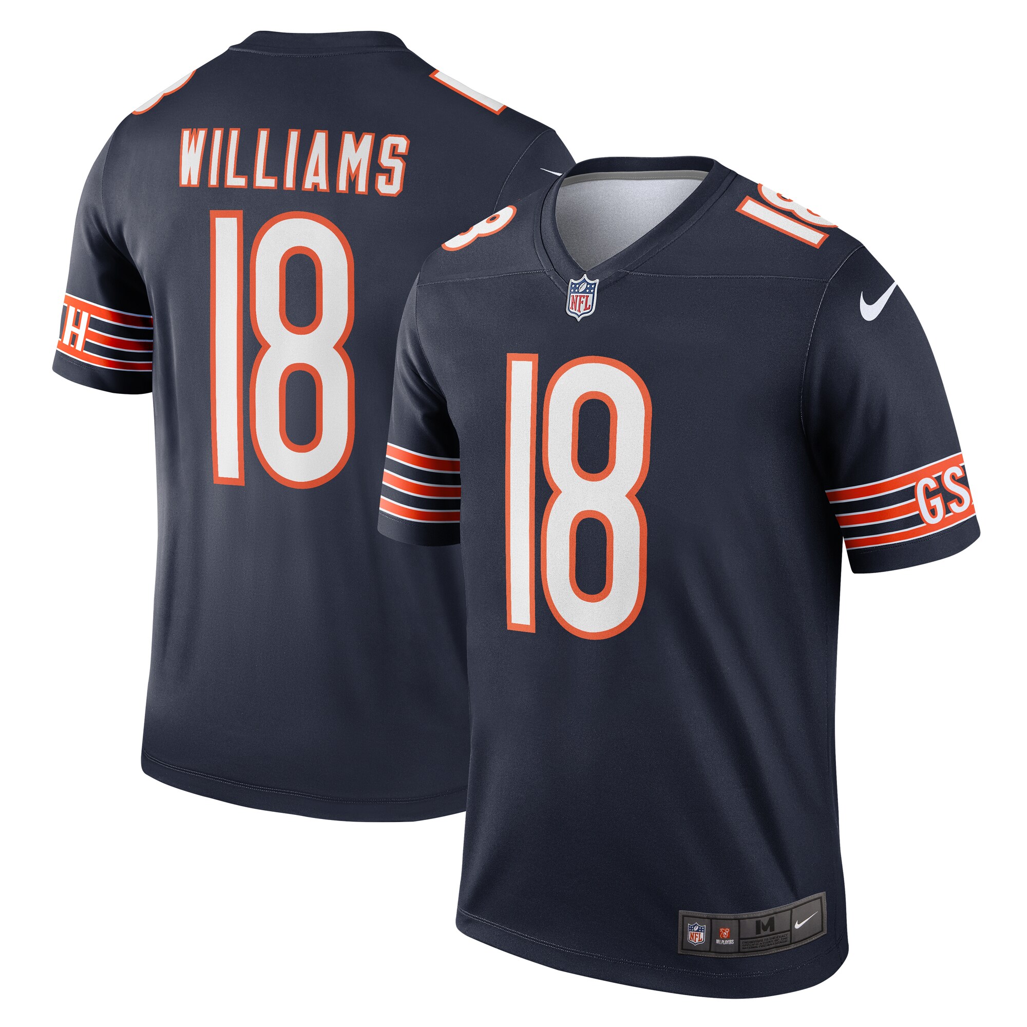 mens nike caleb williams navy chicago bears team legend player performance top Collection | Bears Jerseys NFL Fan Gear