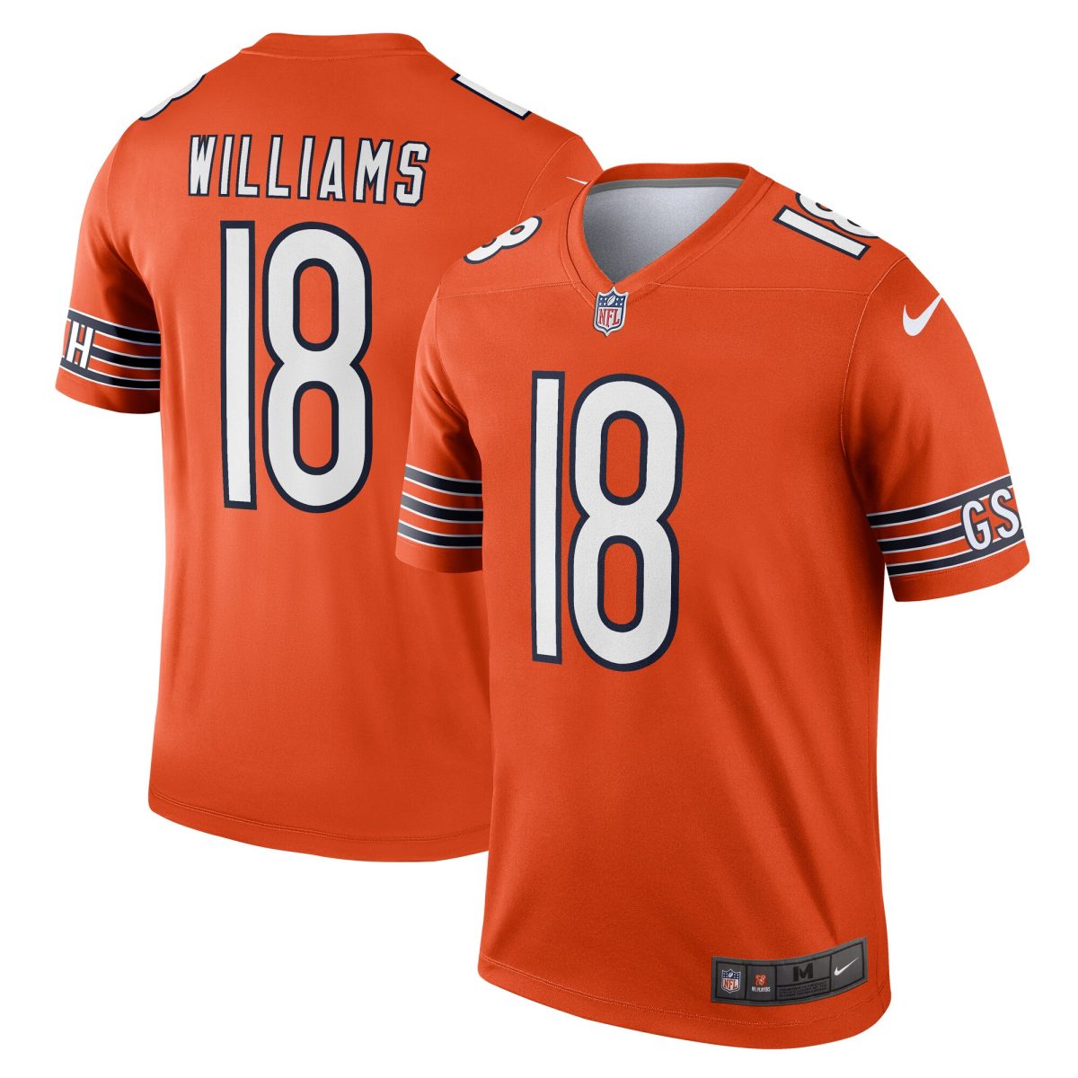 mens nike caleb williams orange chicago bears alternate legend player performance top Collection | Bears Jerseys NFL Fan Gear