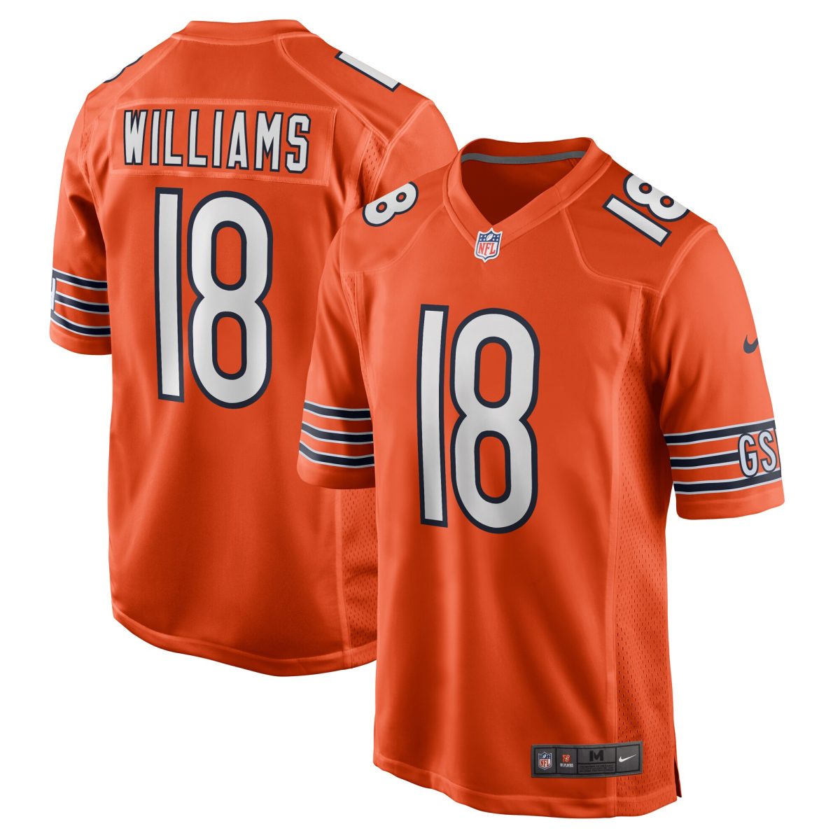 mens nike caleb williams orange chicago bears alternate player game jersey Collection | Bears Jerseys NFL Fan Gear