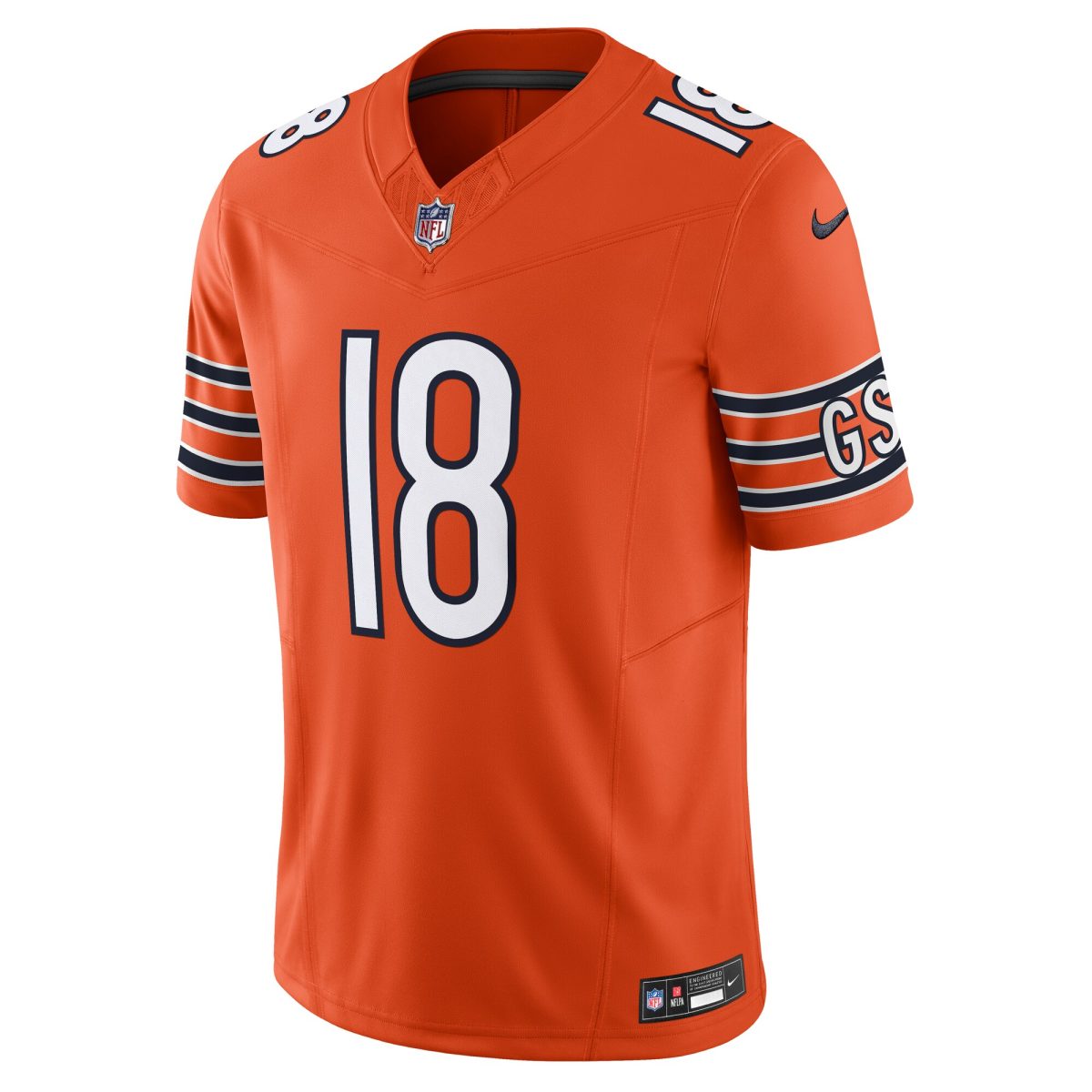mens nike caleb williams orange chicago bears vapor f.u.s.e. limited jersey Collection | Bears Jerseys NFL Fan Gear