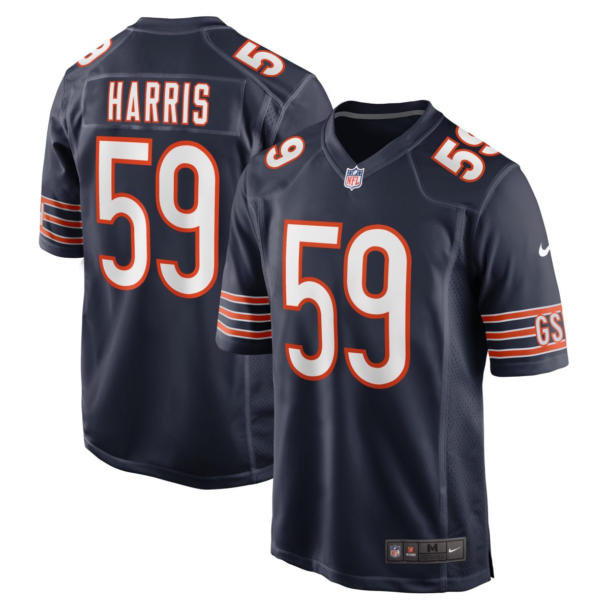 mens nike jalen harris navy chicago bears team game jersey Collection | Bears Jerseys NFL Fan Gear
