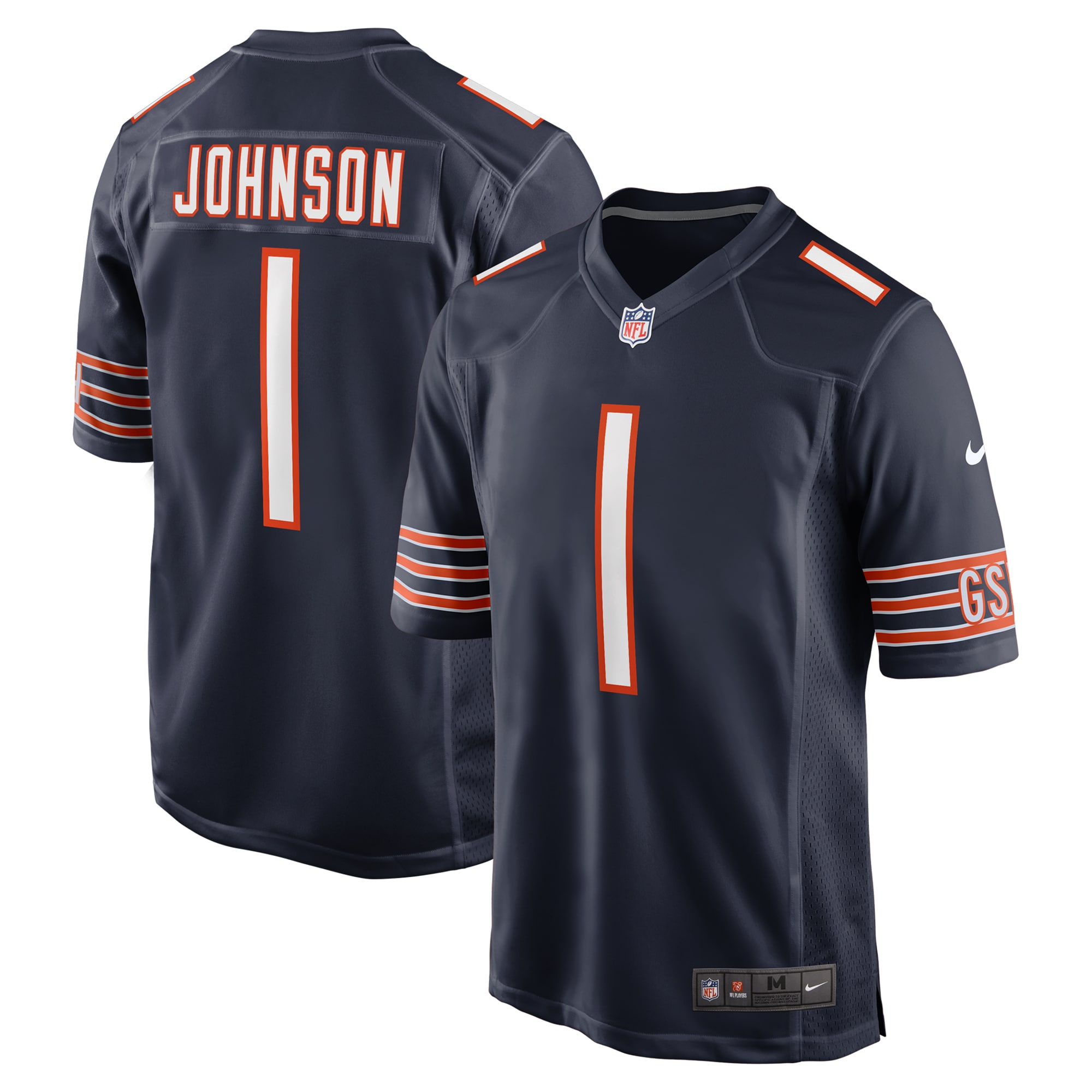 mens nike jaylon johnson navy chicago bears game jersey Collection | Bears Jerseys NFL Fan Gear