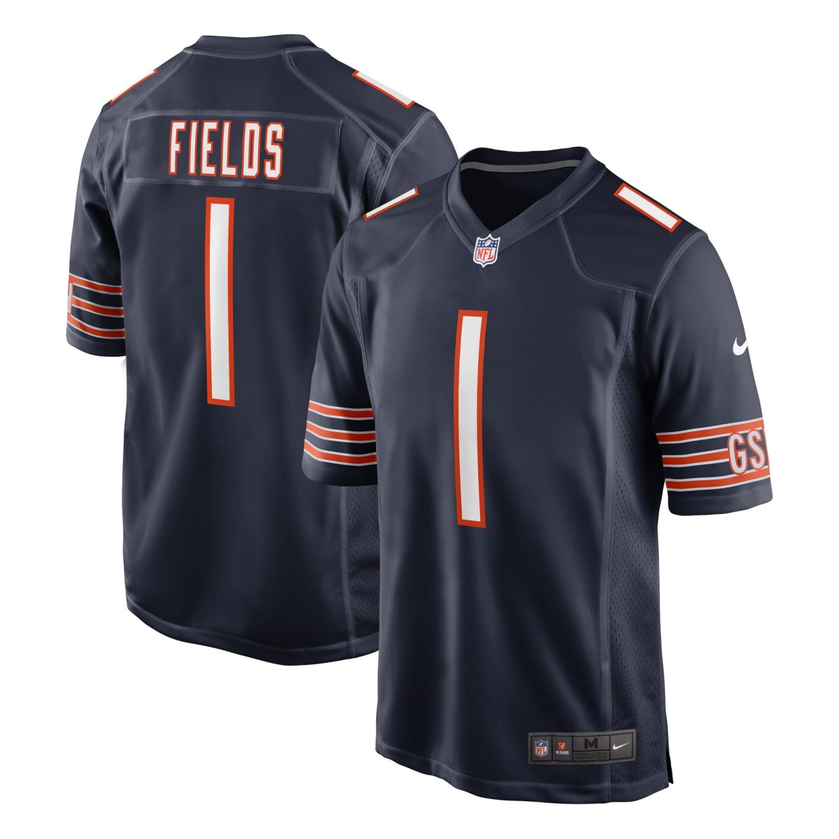mens nike justin fields navy chicago bears game jersey Collection | Bears Jerseys NFL Fan Gear