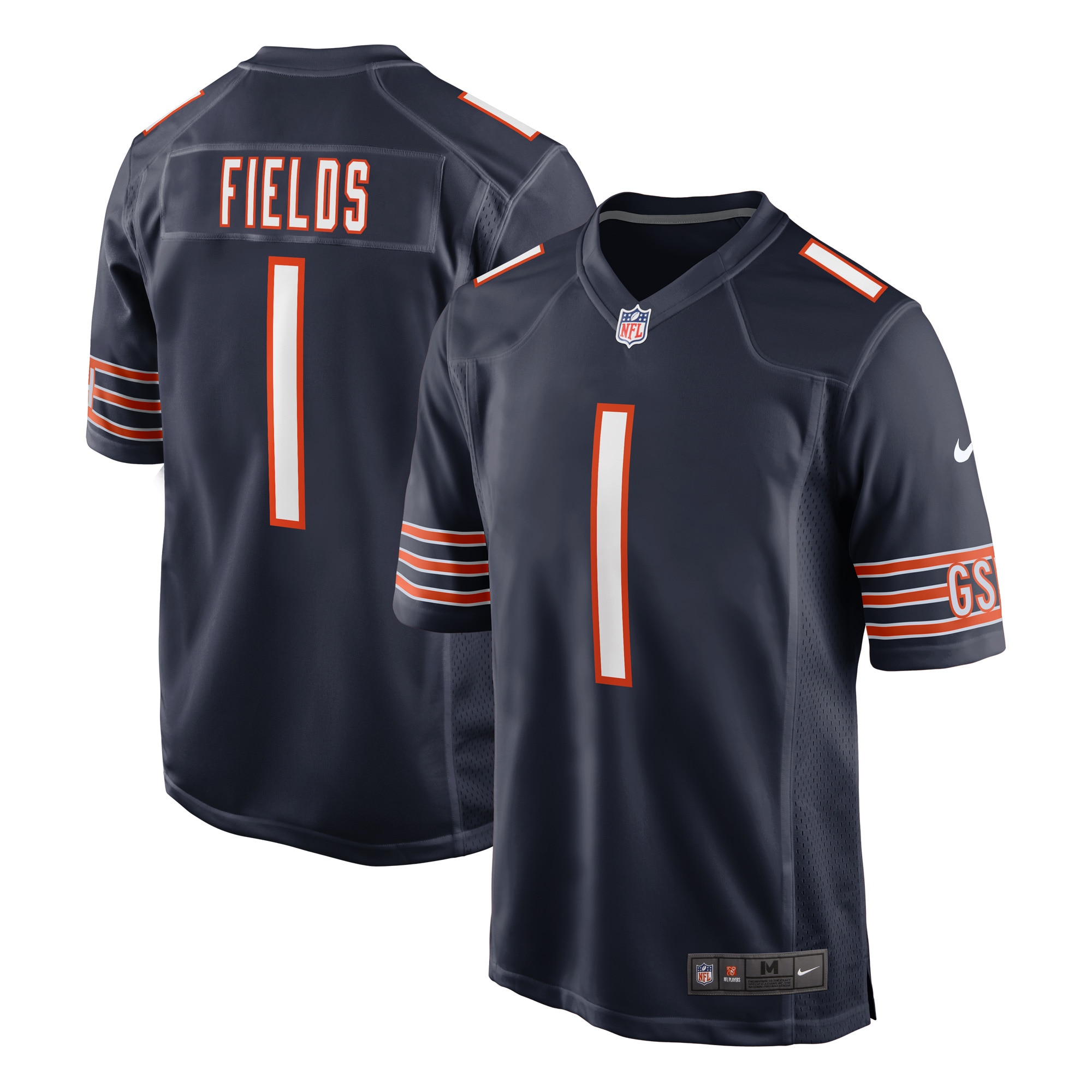mens nike justin fields navy chicago bears game jersey Collection | Bears Jerseys NFL Fan Gear