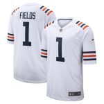 mens nike justin fields white chicago bears alternate classic game jersey Collection | Bears Jerseys NFL Fan Gear